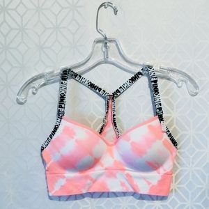 PINK sports bra padded